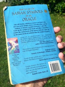 Sabian Symbols Lynda Hill Back Cover