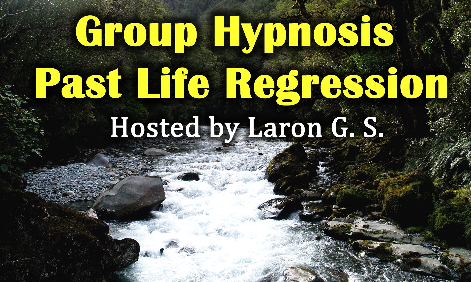 Group Hypnosis Past Life Regression (YouTube: Weekend 2nd of April)
